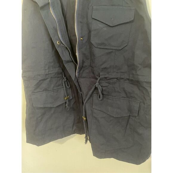 Brand New Qearal Women’s 2XL XXL Navy Blue Full Zip Jacket Coat Vest - Picture 2 of 5